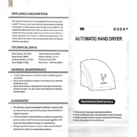 خرید دست خشک کن برقی 1800 وات هایشن