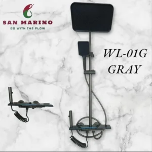 دوش حمام پیانویی صفحه شیشه کد WL01 برند سان مارینو (SAN MARINO)