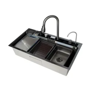 سینک ظرفشویی پیانویی ۵ کلید سایز ۹۰ سانت برند هایشن (Hyshin)
