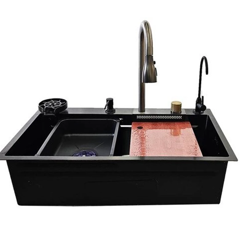 خرید سینک ظرفشویی آبشاری برند هایشن (HYSHIN) گرید A