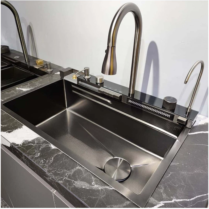 خرید سینک ظرفشویی پیانویی 5 کلید برند هایشن (hyshin)