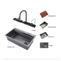 خرید سینک ظرفشویی پیانویی 5 کلید برند هایشن (hyshin)