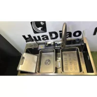 خرید سینک ظرفشویی پیانویی پنج کلیدسایز 90 سانت جاکاردی دار از برند هوادیو Huadiao
