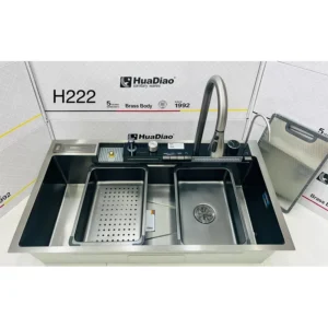 خرید سینک ظرفشویی پیانویی پنج کلیدسایز 90 سانت جاکاردی دار