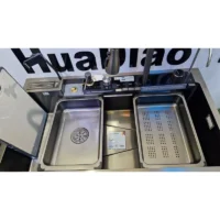 خرید سینک ظرفشویی پیانویی پنج کلیدسایز 90 سانت جاکاردی دار از برند هوادیو Huadiao